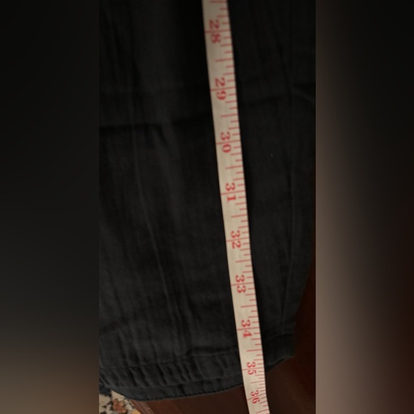 ✨NWT✨ PACT Organic Black Coastal Double Gauze Tapered Pull On Pant. - Picture 8 of 13